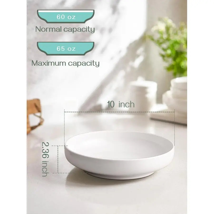 Ceramic Pasta Bowls Set For Wedding Entertaining Essentials