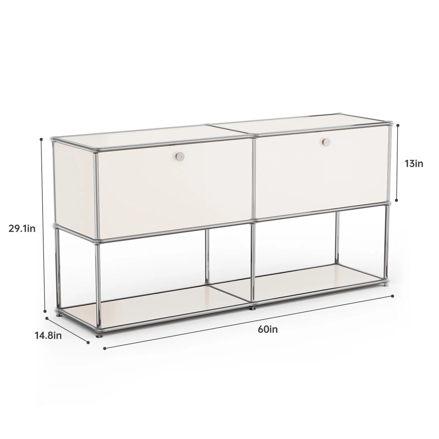 Stainless Steel Storage Cabinet TV Stand For Living Room