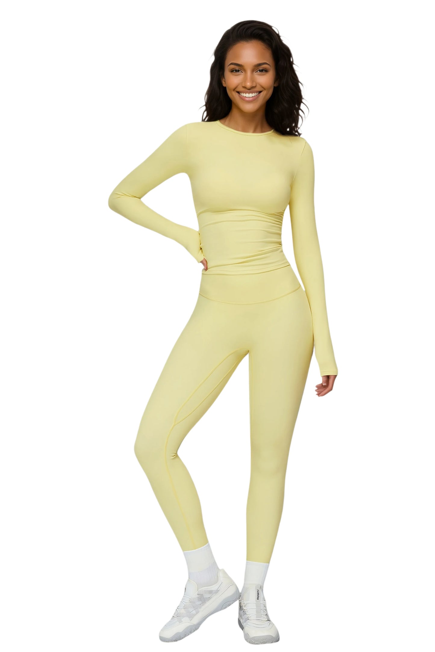 Women's Yoga Pilates 2 Piece Seamless Sportswear Set For Workout
