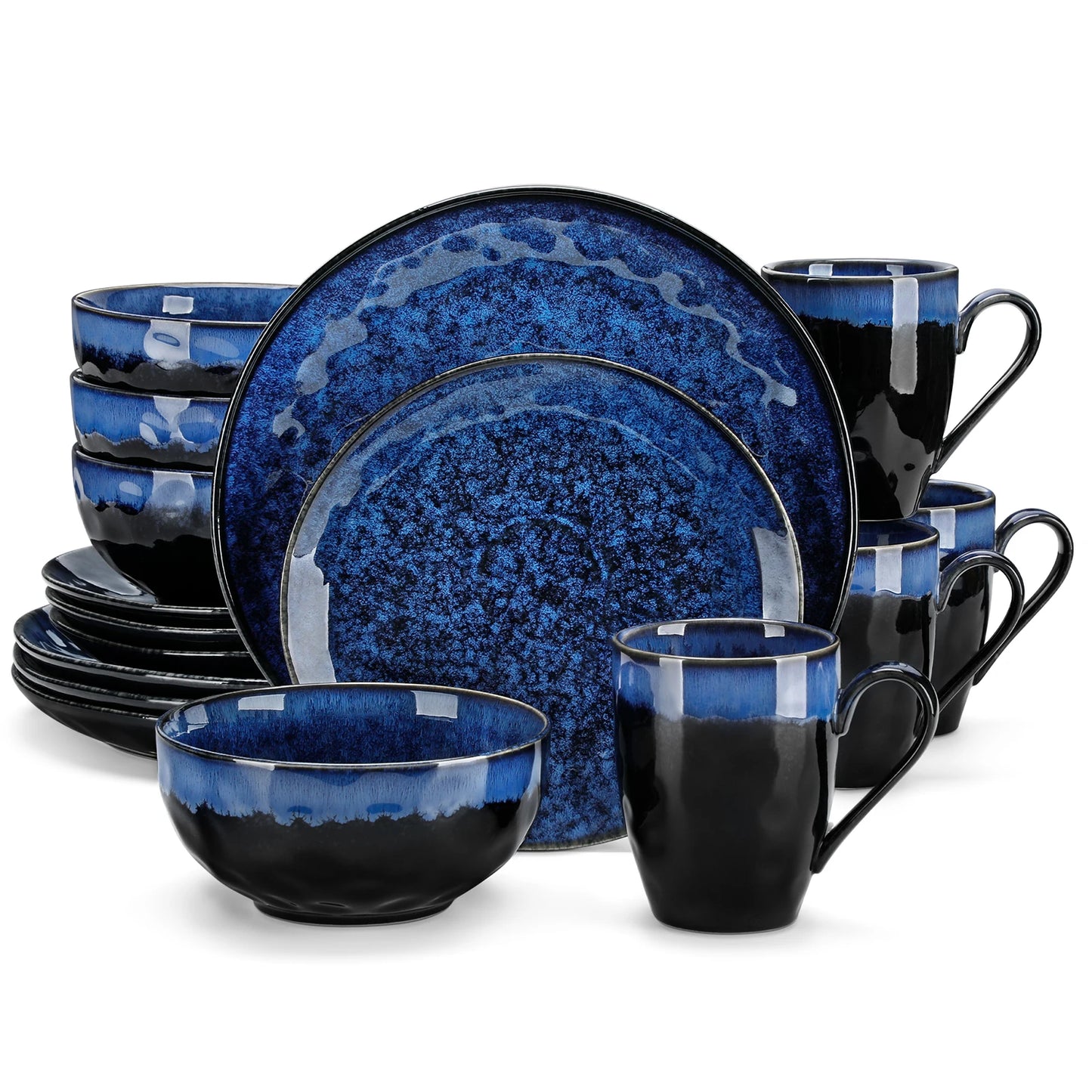 MALACASA Starry Dinnerware Set For Everyday Dining