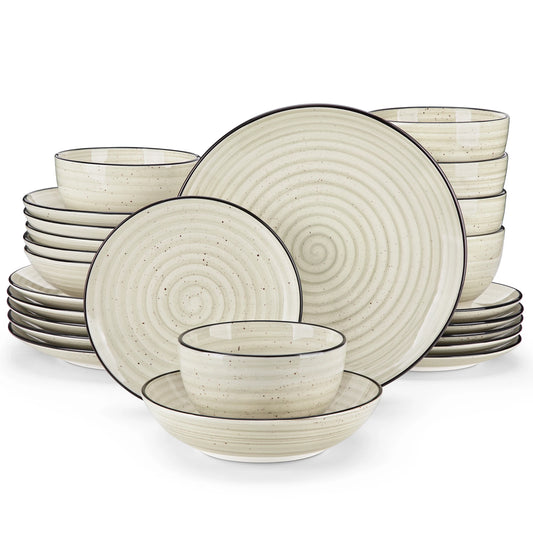 Malacasa Ceramic Dinnerware Set