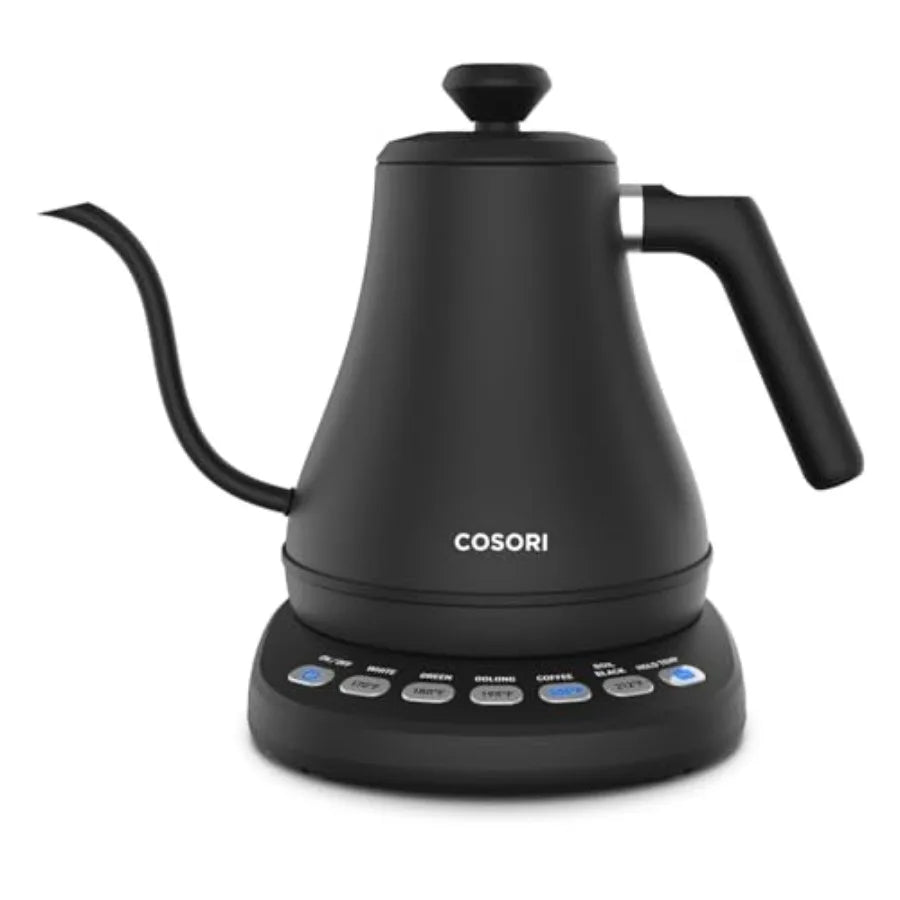 Electric Gooseneck Kettle With Bluetooth Temperature Control For Coffee And Tea