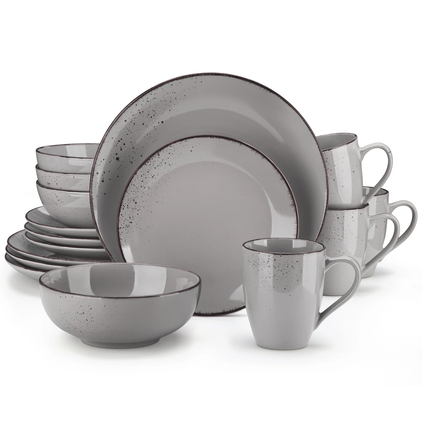 Malacasa Navia Stoneware Dinnerware Set Tableware Collection