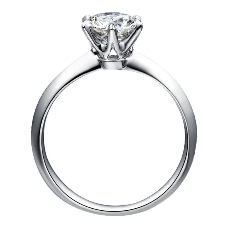 CBTB 925 Sterling Silver Moissanite Ring For Women