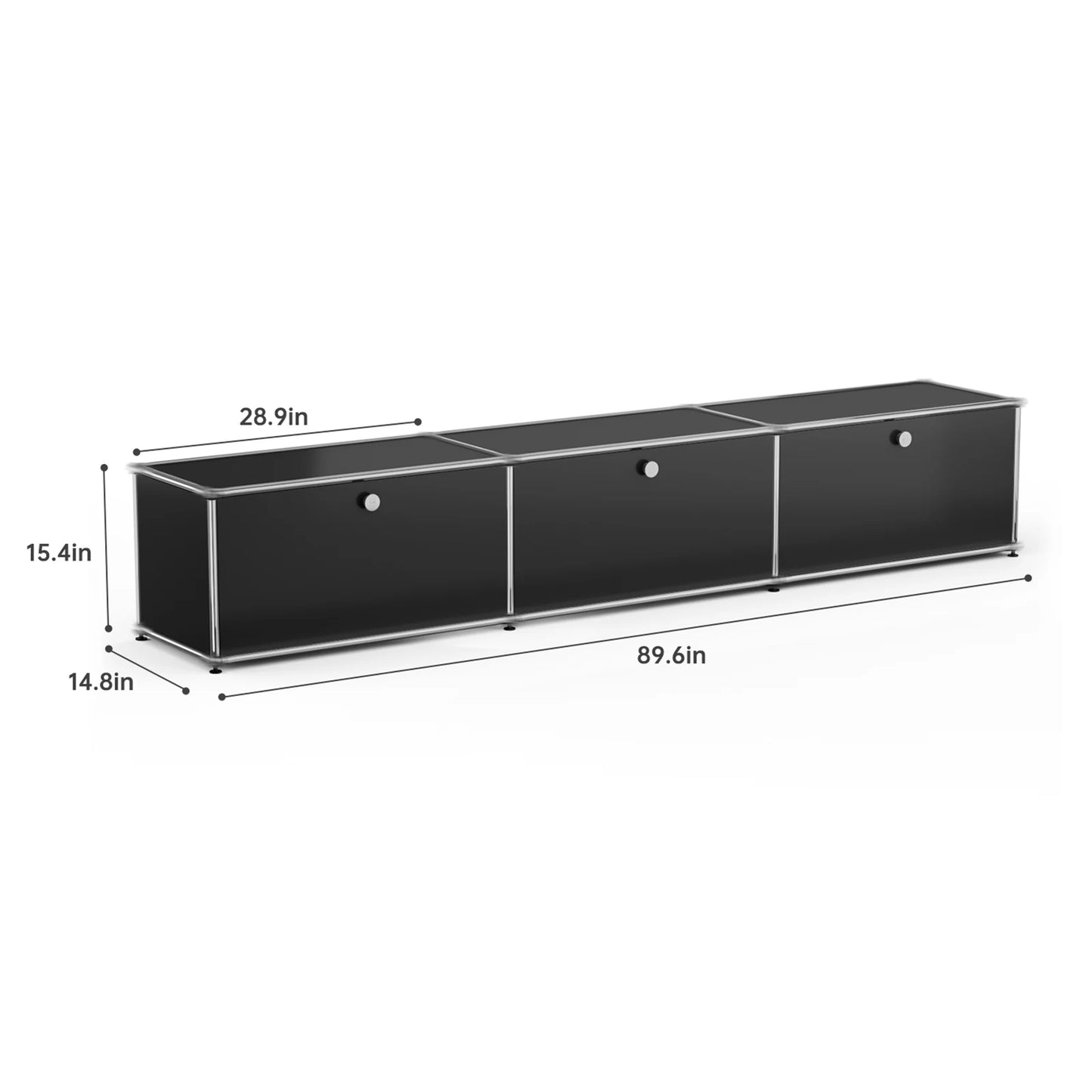 Stainless Steel Storage Cabinet TV Stand For Living Room