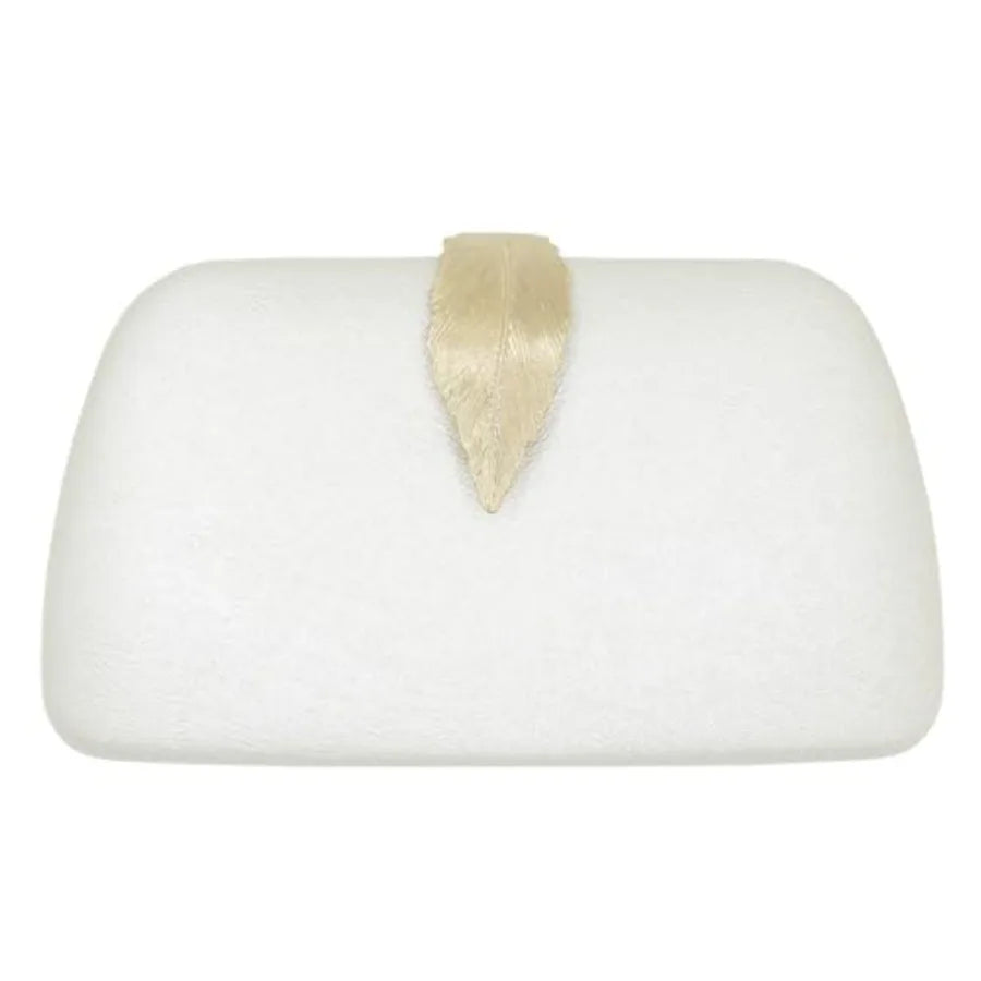 Elegant Vinyl Evening Clutch Purse With Removable Chain Strap