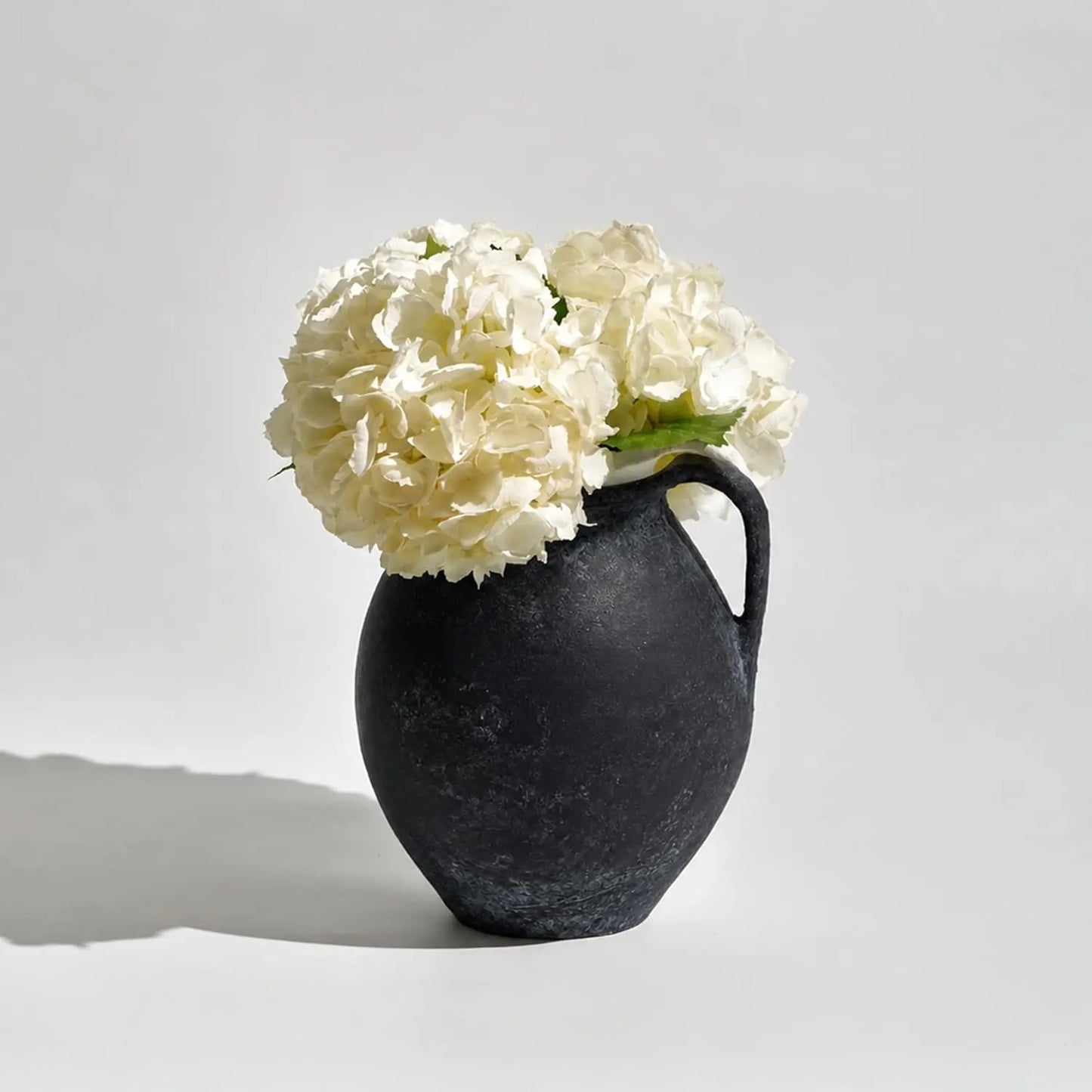 Ceramic Large Vase Zen Style Distressed Farmhouse Decor