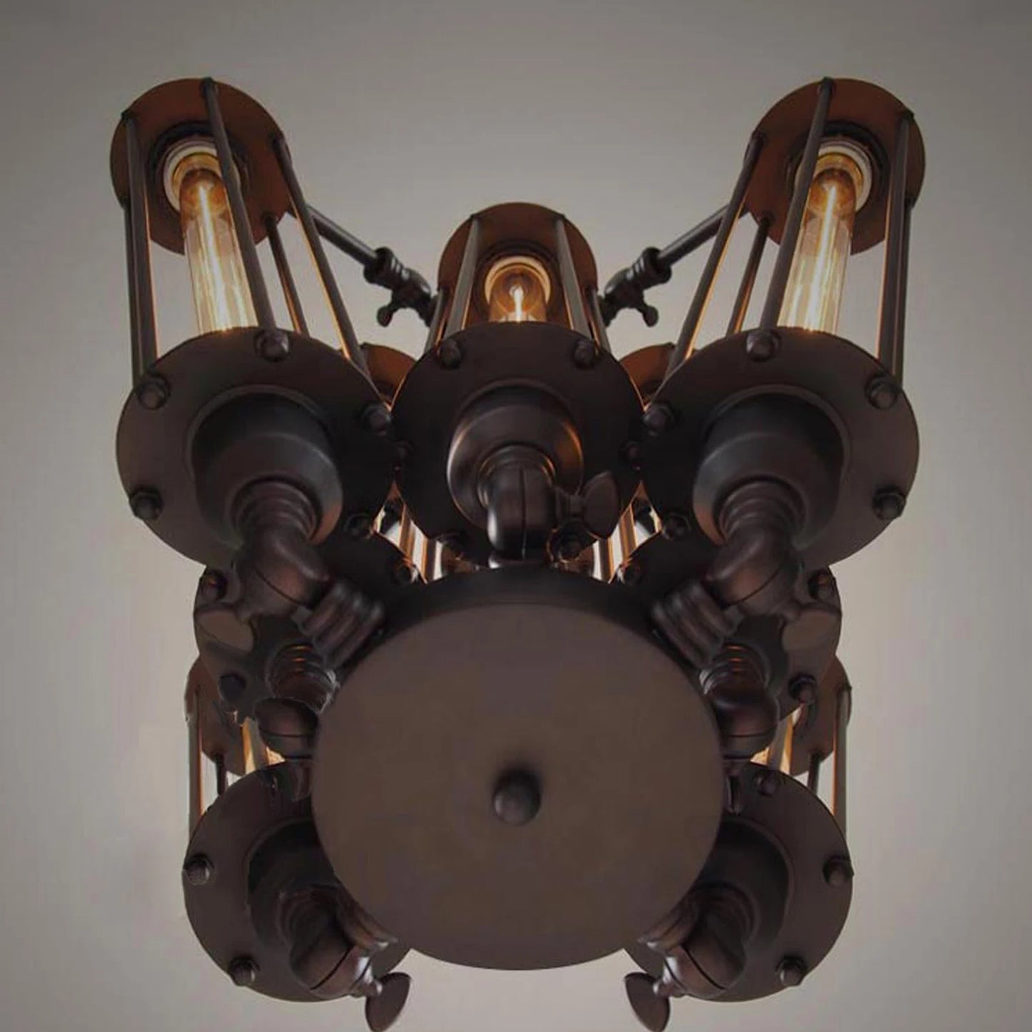 Industrial Metal Steampunk Pendant Lamp