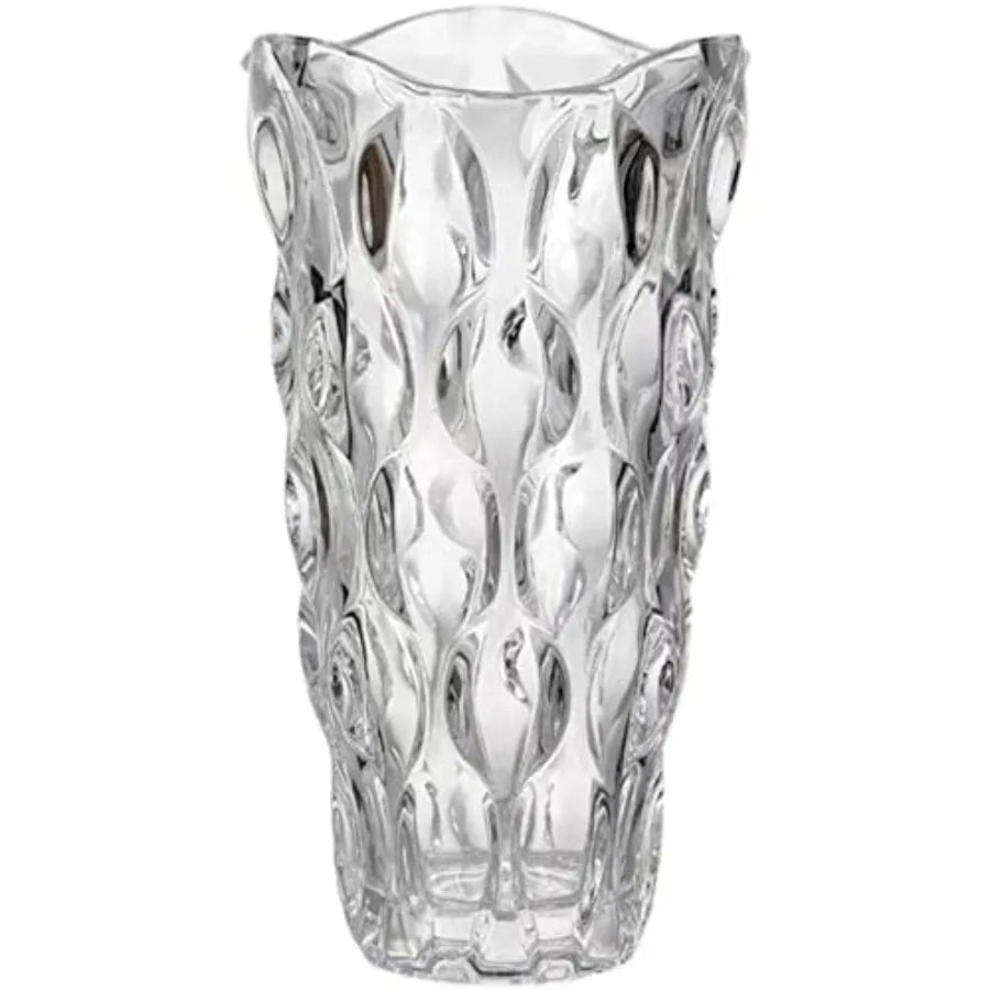 Crystal Clear Glass Vase For Flowers Centerpieces Home Decor