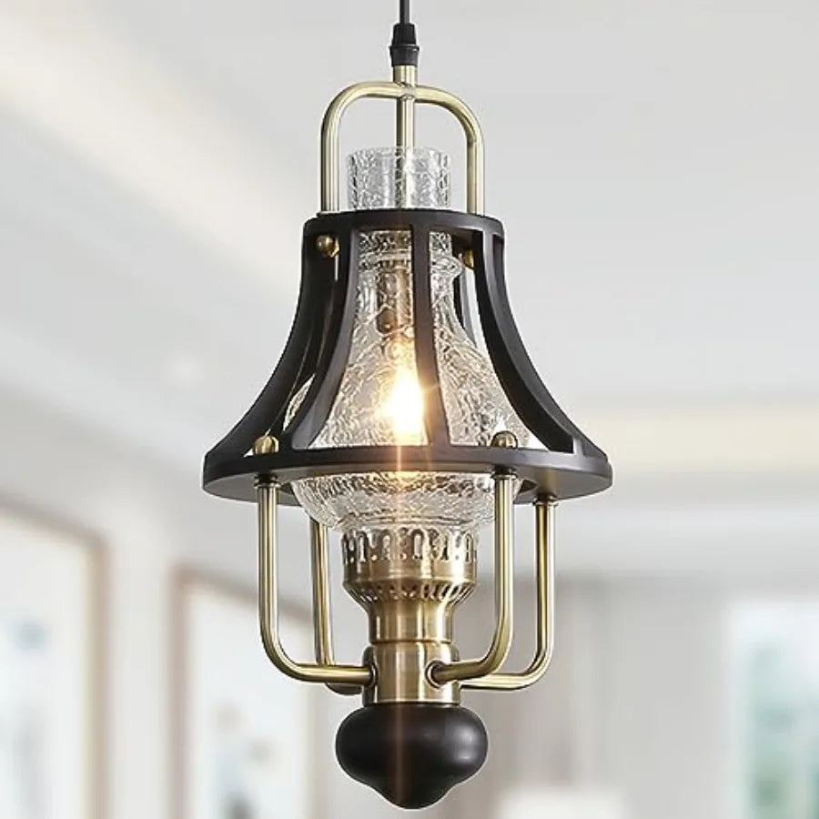 Farmhouse Wood Chandelier Pendant Light Ceiling Fixture For Dining Room