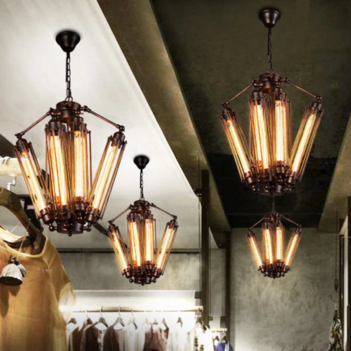 Industrial Metal Steampunk Pendant Lamp