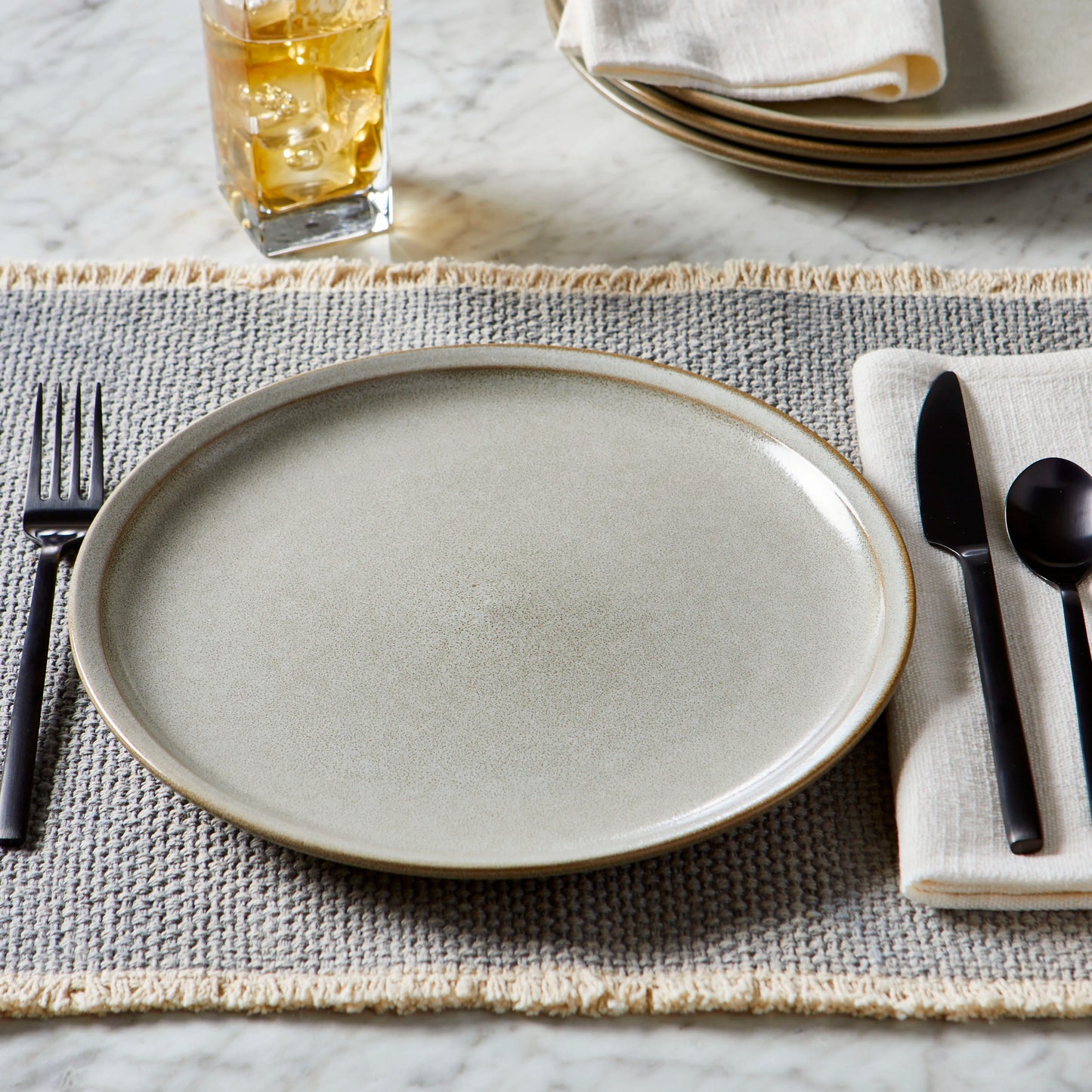 OEING Stoneware Dinnerware Set Everyday Use Tableware