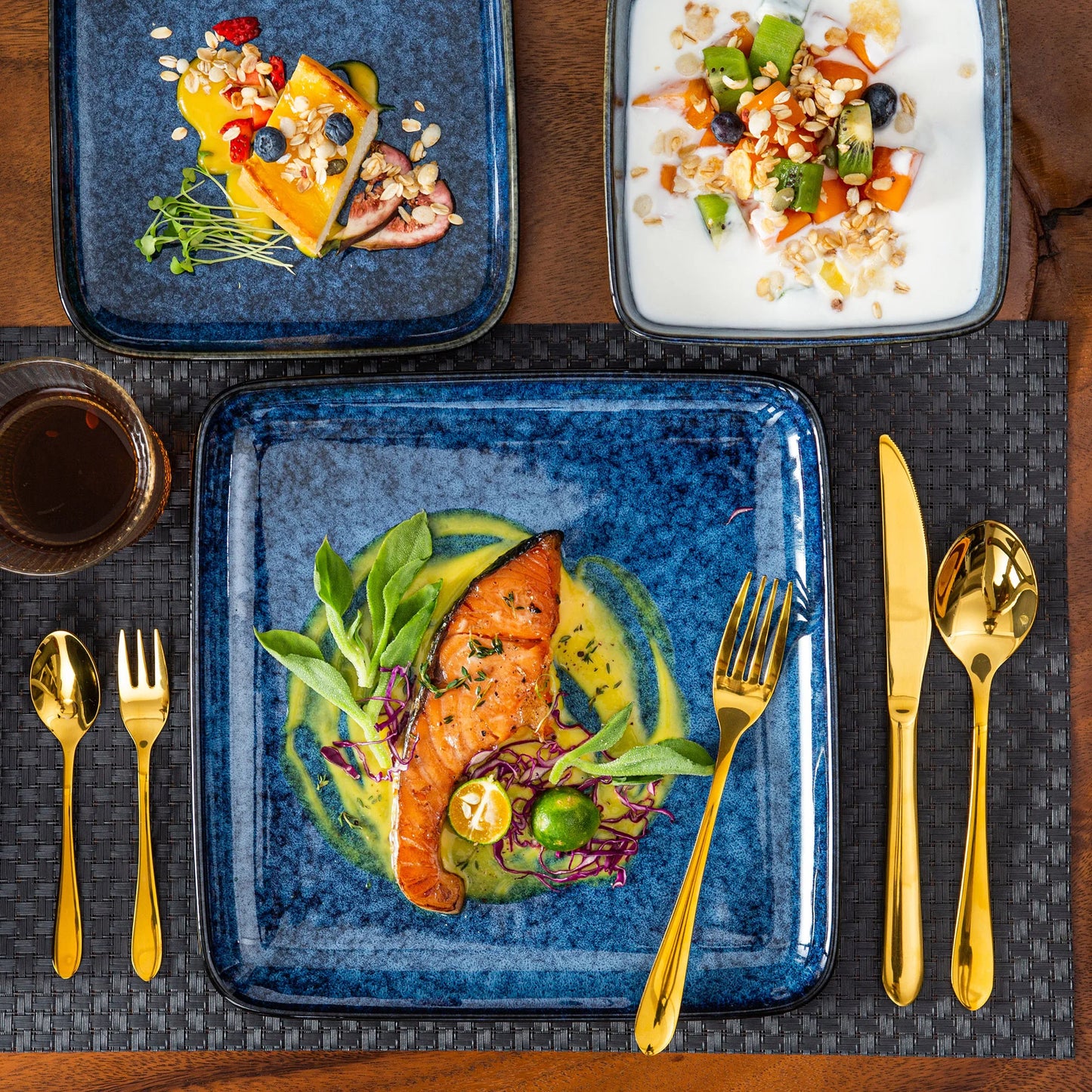 Malacasa Stern Dinner Set For 4 Ceramic Tableware Collection