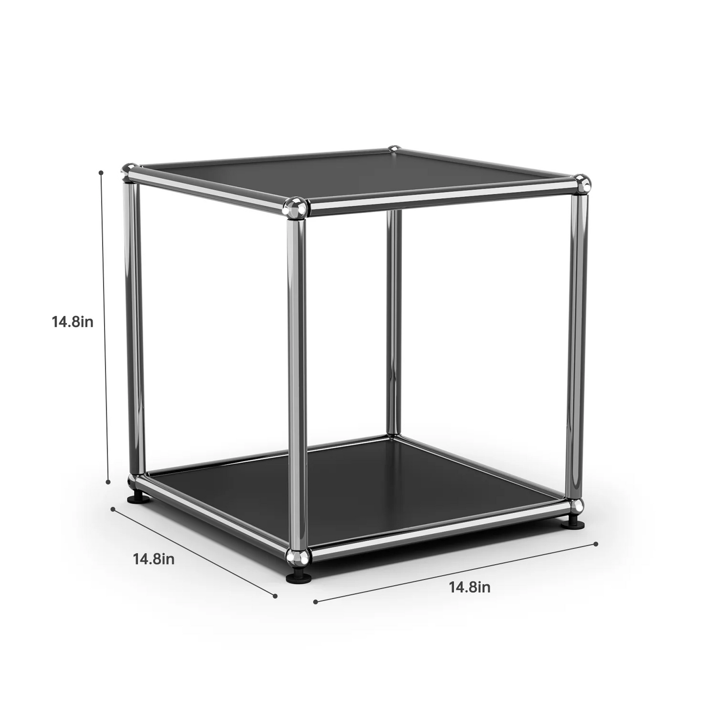 Furgle Modern Modular Metal Storage Cabinet Freestanding Sideboard Living Room