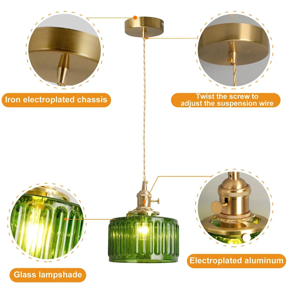VETRULUS Led Crystal Pendant Light Modern Chandelier