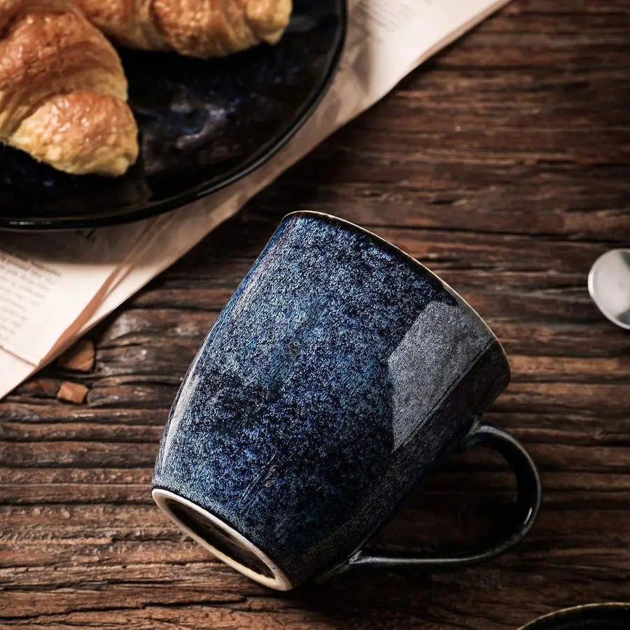 XMSJ Coffee Mug Set Ceramic 6 Piece Mugs With Handles
