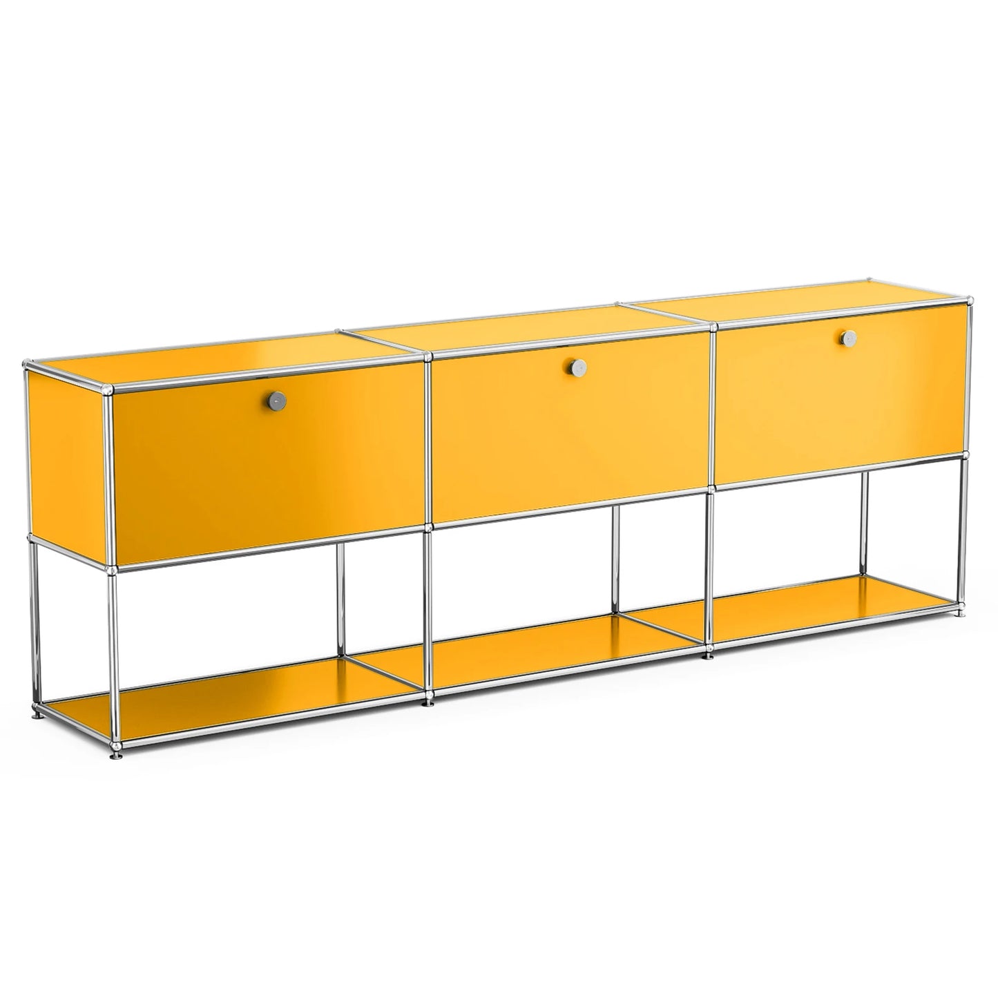 Furgle Modern Modular Metal Storage Cabinet Freestanding Sideboard Living Room