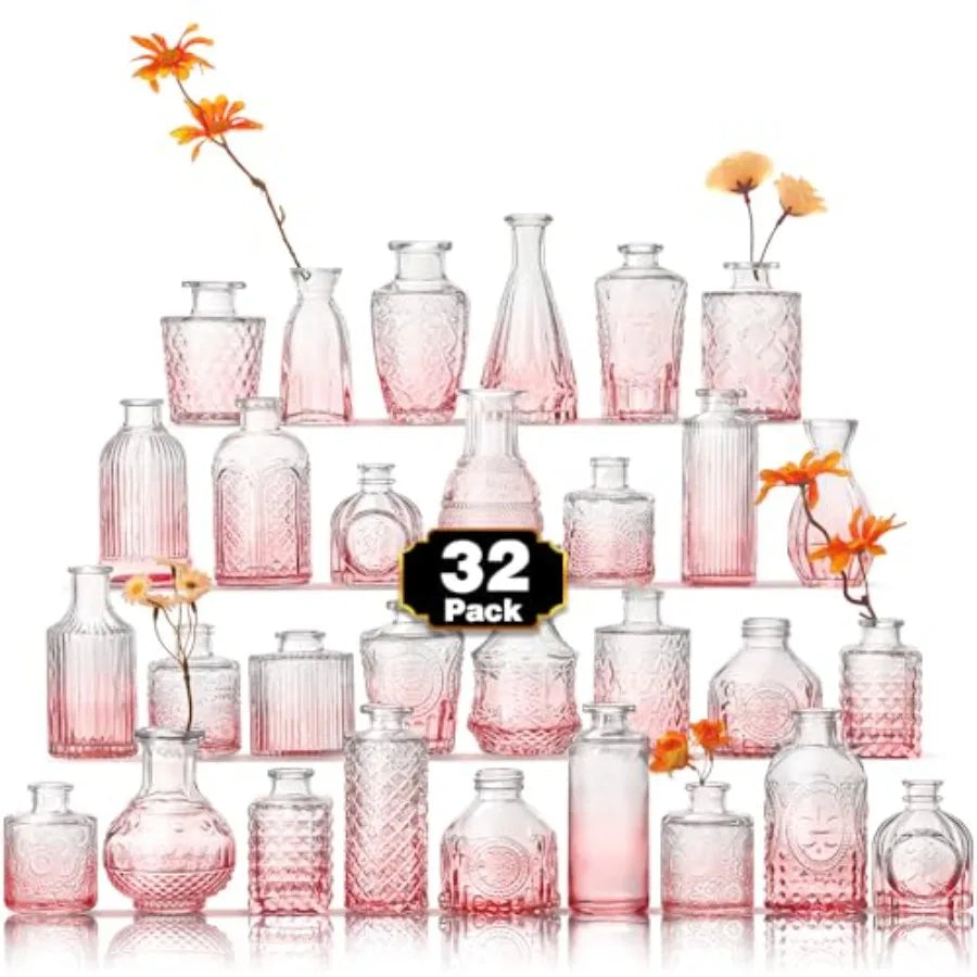 Bud Vase Bulk Set Of Glass Vases For Wedding Centerpieces