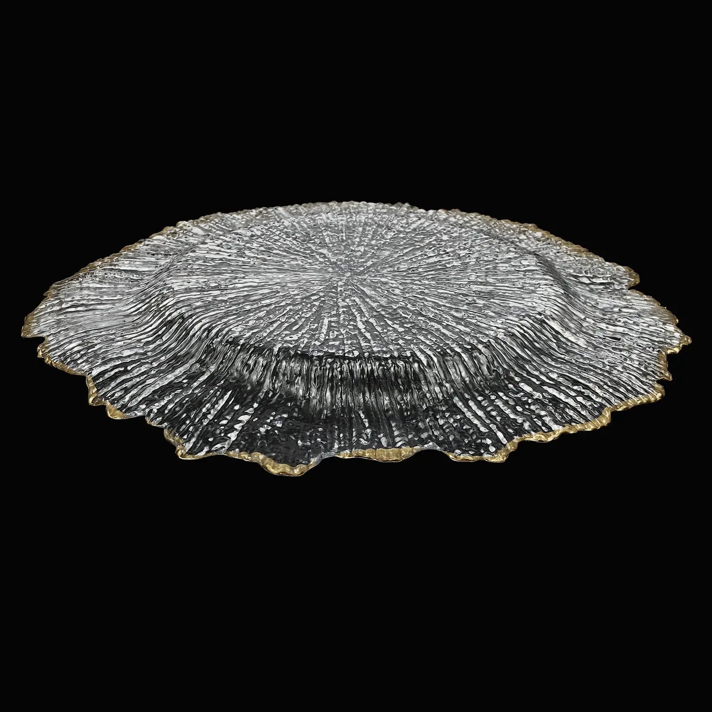 Bymaocar Flower Shape Charger Plates