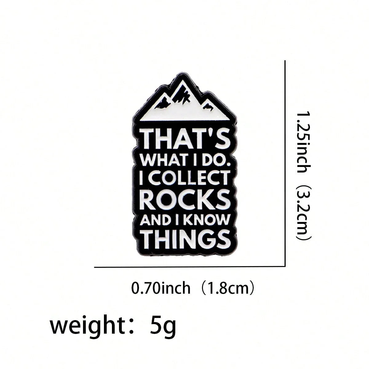 Funny Quote Enamel Lapel Pin Brooch Badge For Clothes Bags Jacket Office Teacher Gift