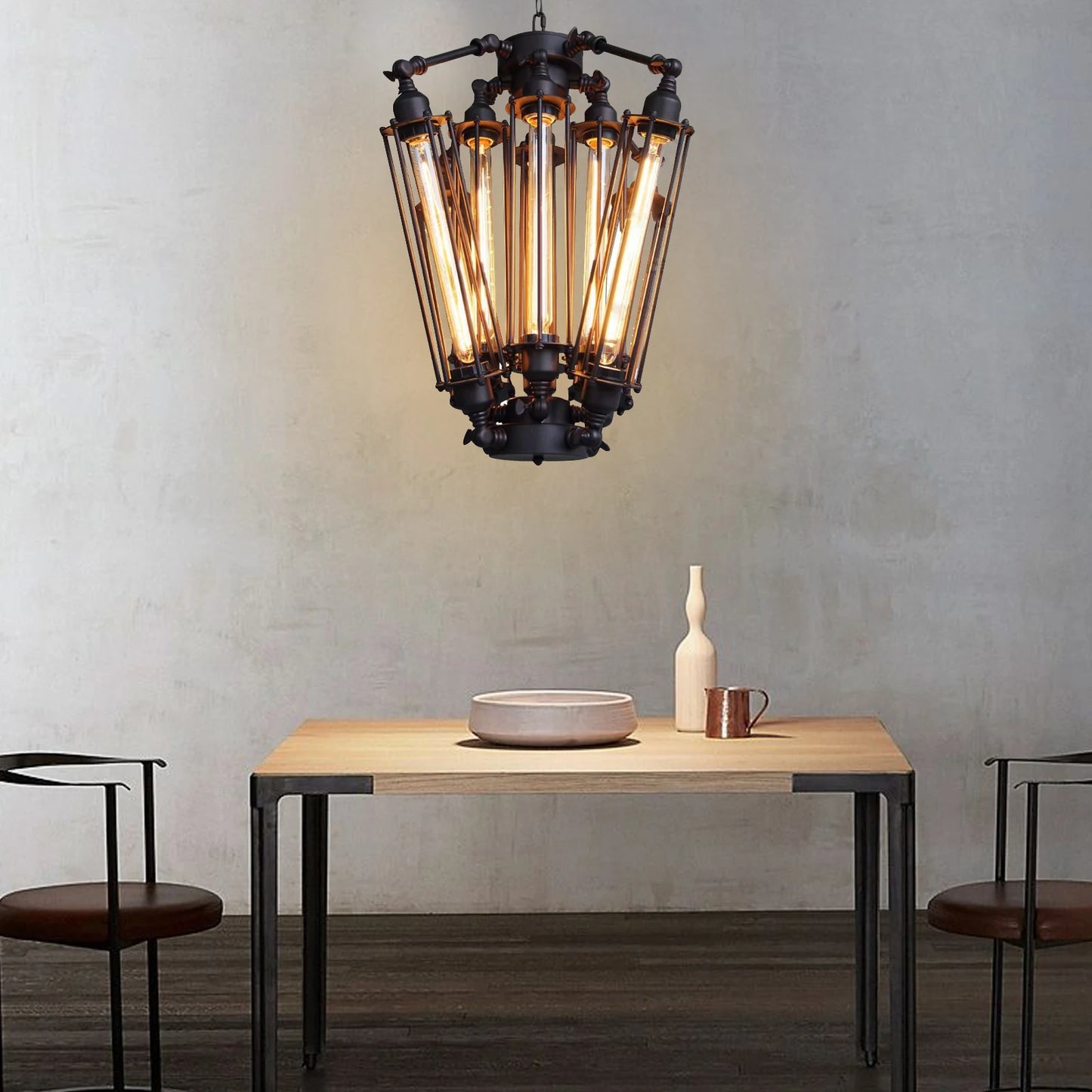 Industrial Metal Steampunk Pendant Lamp