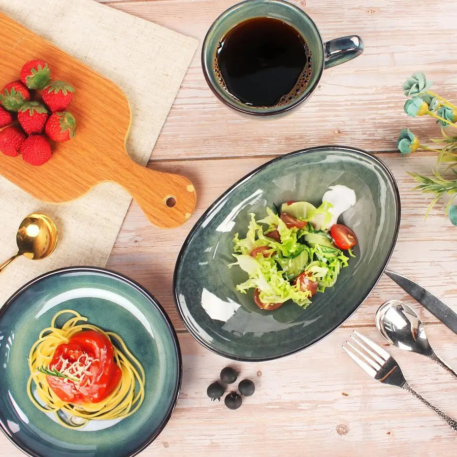 Ceramic Serving Platters Set Of 4 For Entertaining