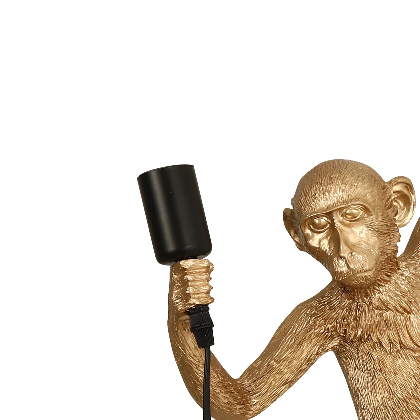 Monkey Wall Lamp Resin Plug In Animal Light For Bedroom