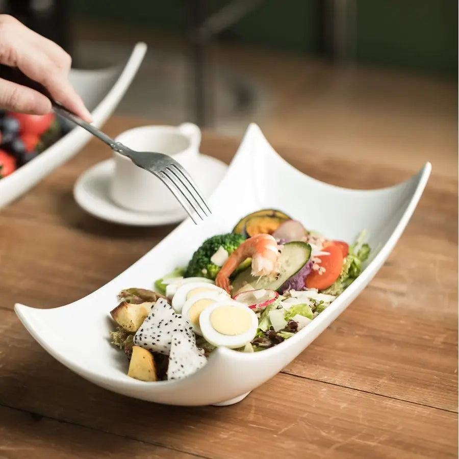 Porcelain Serving Dishes Set For Entertaining Elegant Tableware