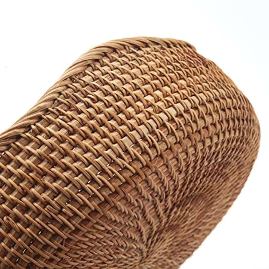 Natural Bamboo Rattan Storage Baskets Set Of 3 For Fruit