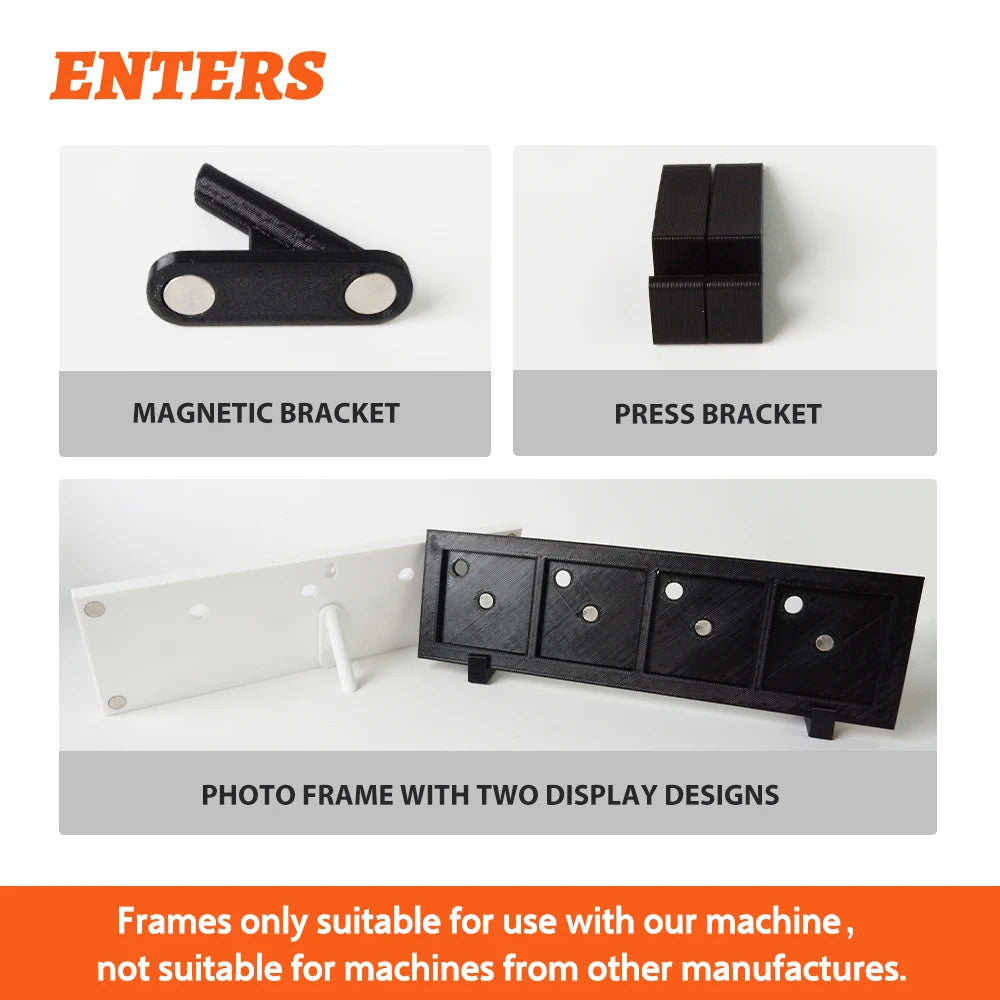 10 Pack 50x50mm Blank Photo Frames For Magnetic Fridge Magnets