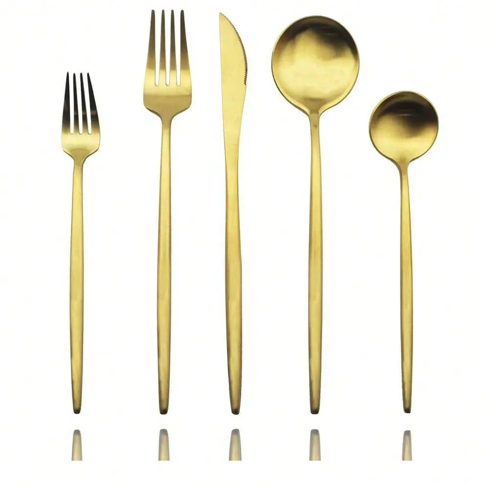 Stainless Steel Flatware Set For 4 Dishwasher Safe Durable Cutlery