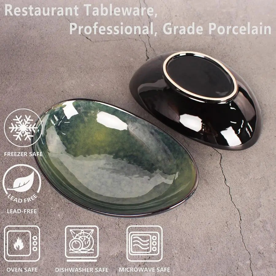 Ceramic Serving Platters Set Of 4 For Entertaining