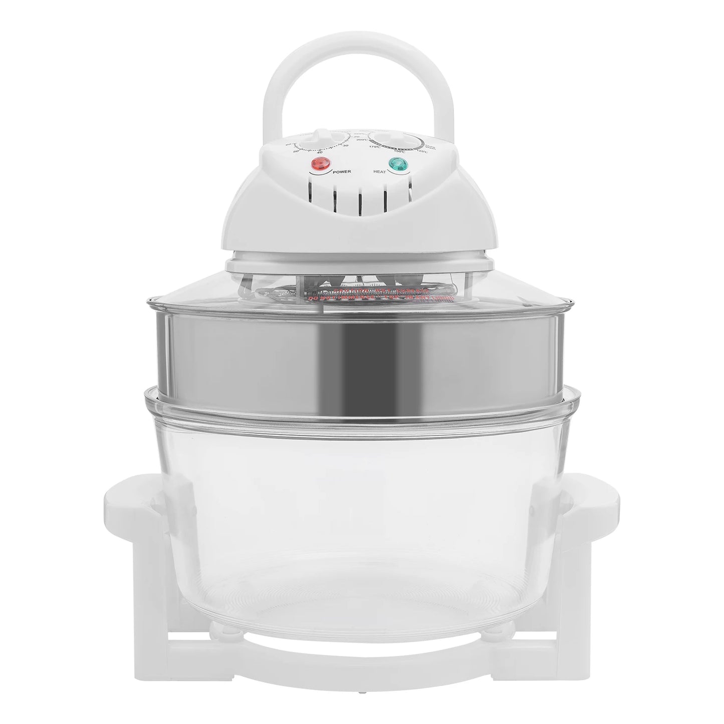 Visual Air Fryer 110V 1200W 360 Degree Hot Air Circulation Grill Rack