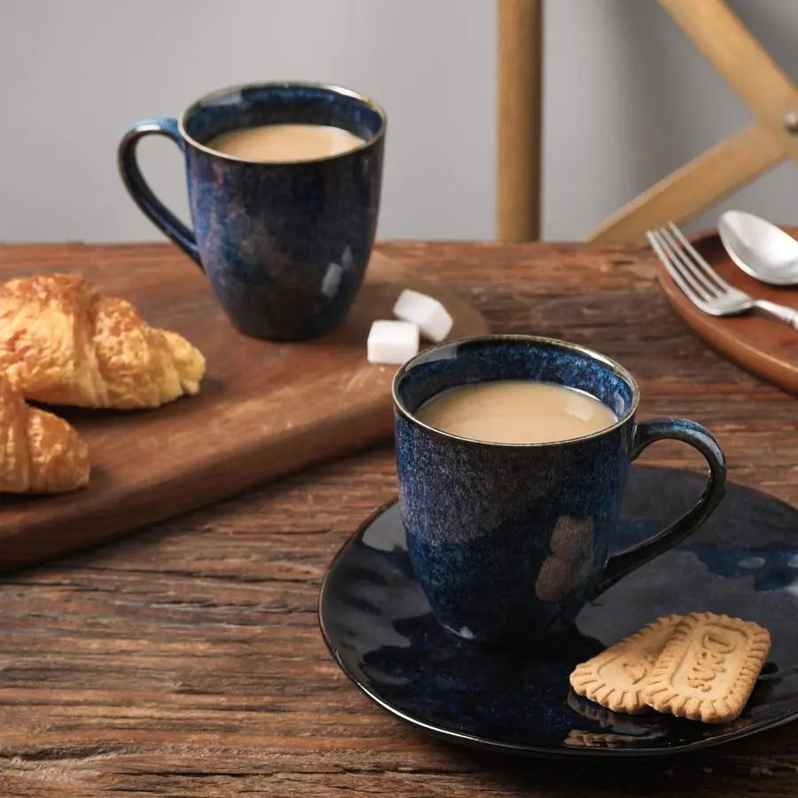 XMSJ Coffee Mug Set Ceramic 6 Piece Mugs With Handles