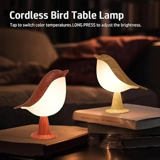 LED Touch Control Bird Lamp Art Deco Dimmable Rechargeable Battery
