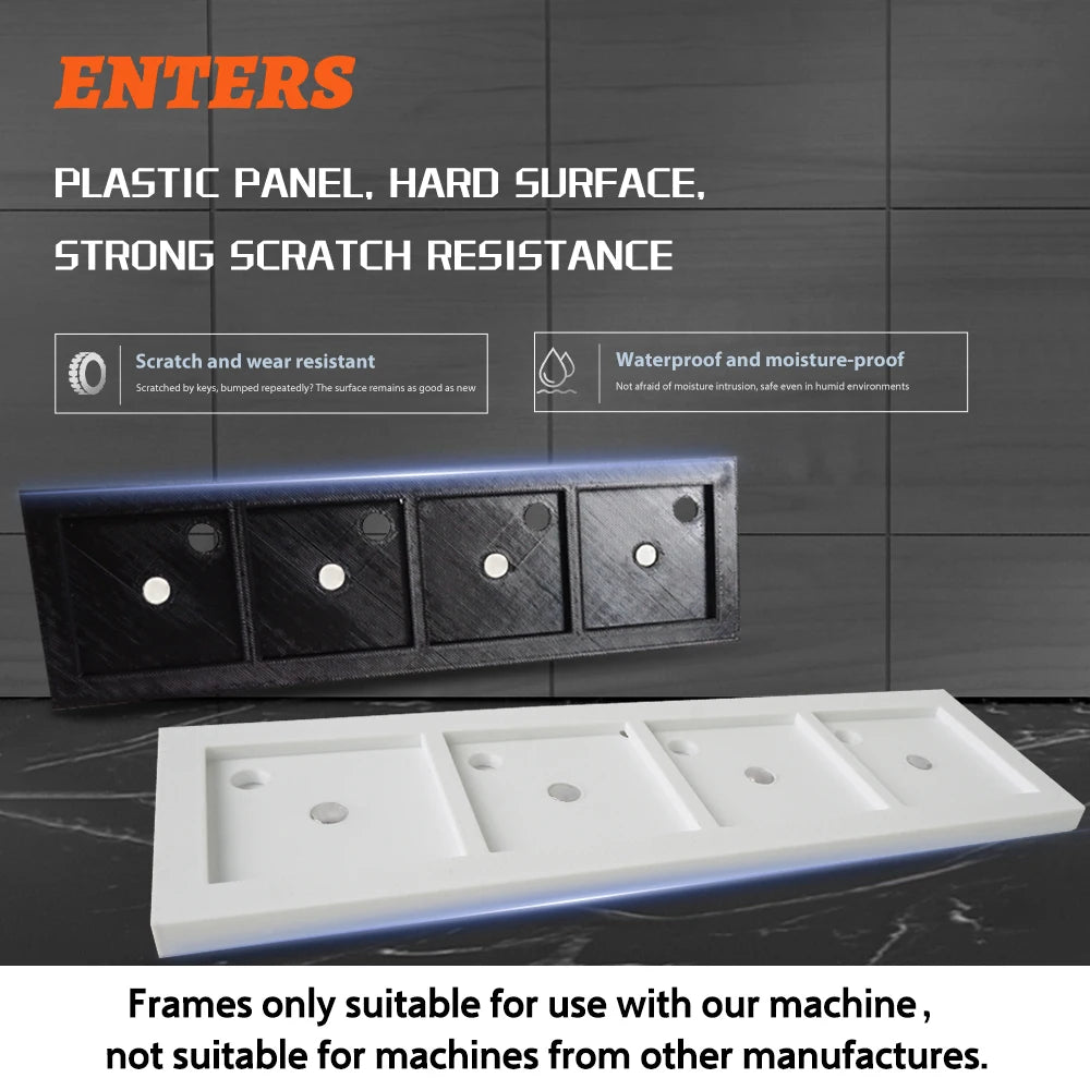 10 Pack 50x50mm Blank Photo Frames For Magnetic Fridge Magnets