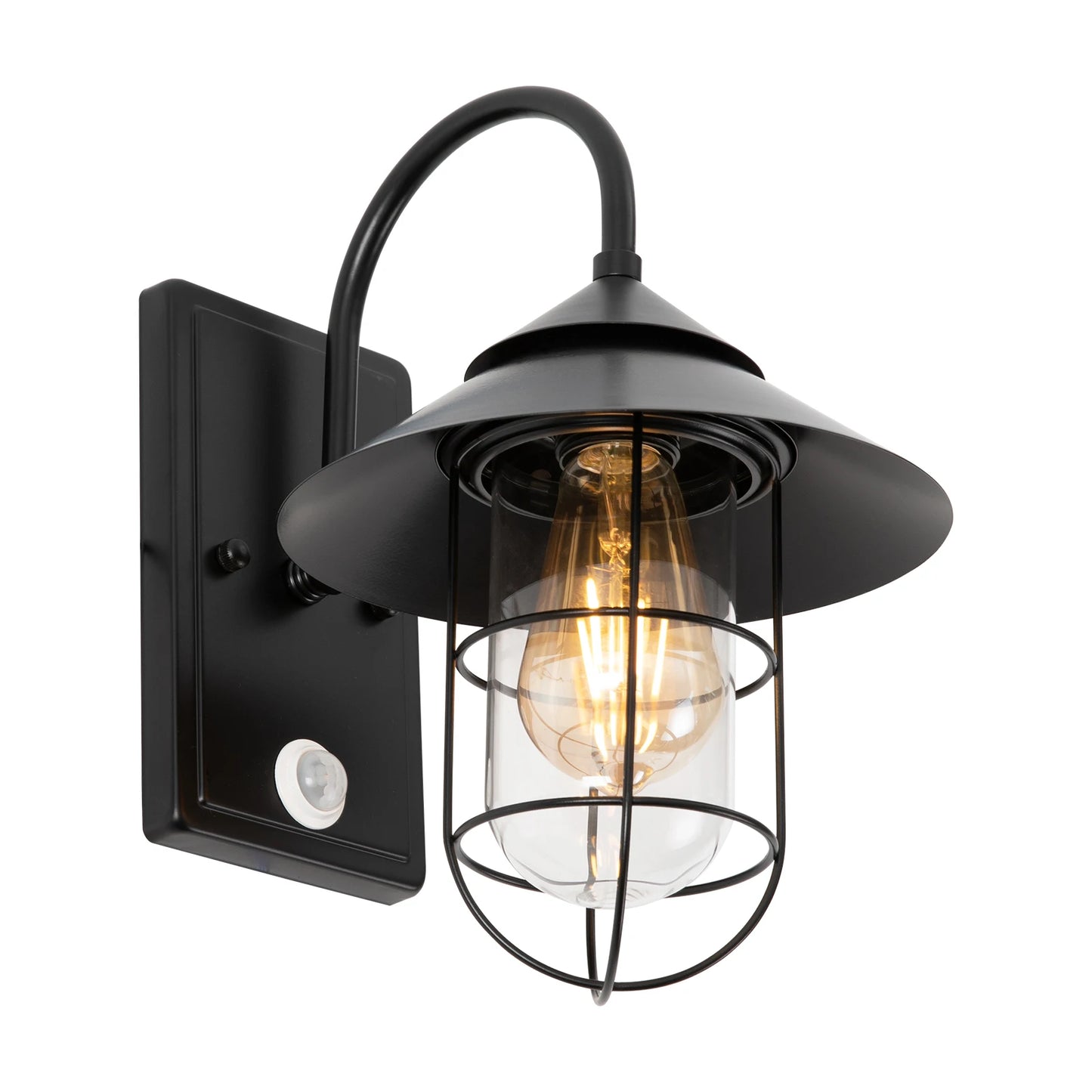Bymaocar Retro Wall Lamp E26 Sconce With Motion Sensor