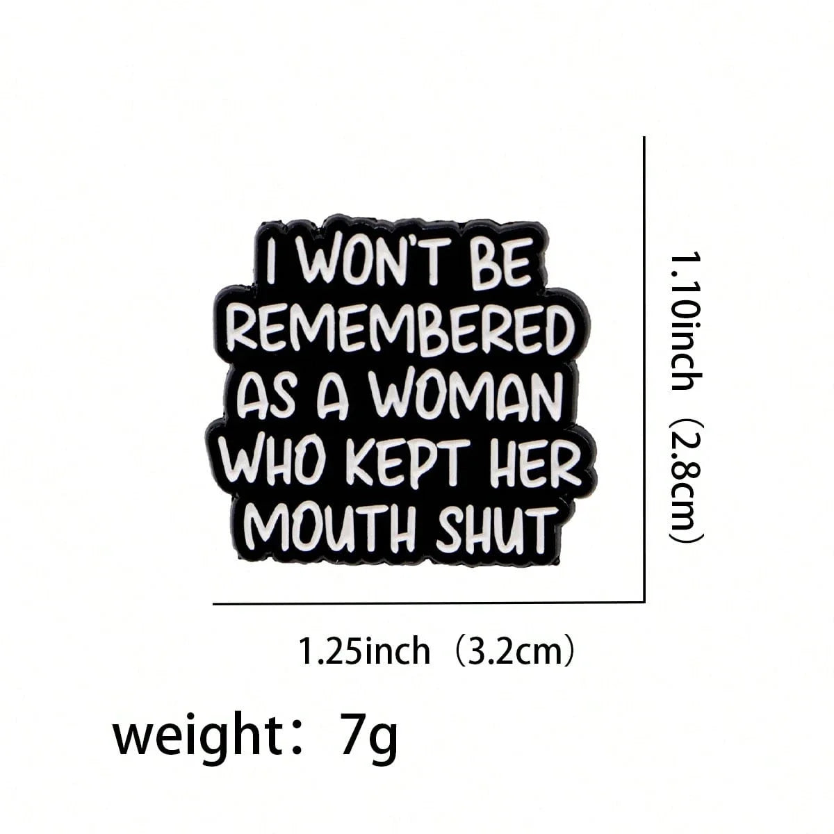 Funny Quote Enamel Lapel Pin Brooch Badge For Clothes Bags Jacket Office Teacher Gift