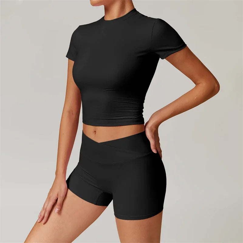 Dhiemeid Women 2 Piece Yoga Set Tracksuit Sportswear