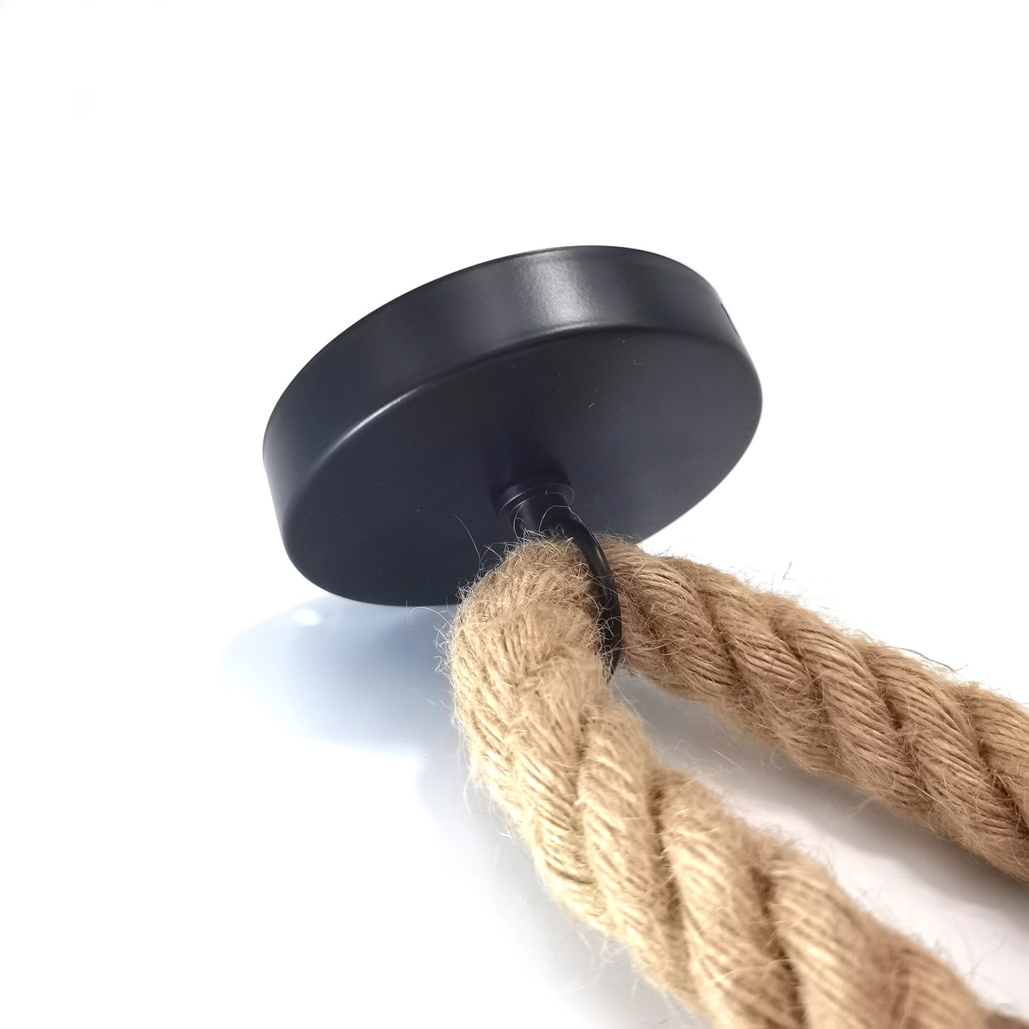 COOINJOY Industrial E27 Hemp Rope Pendant Lights