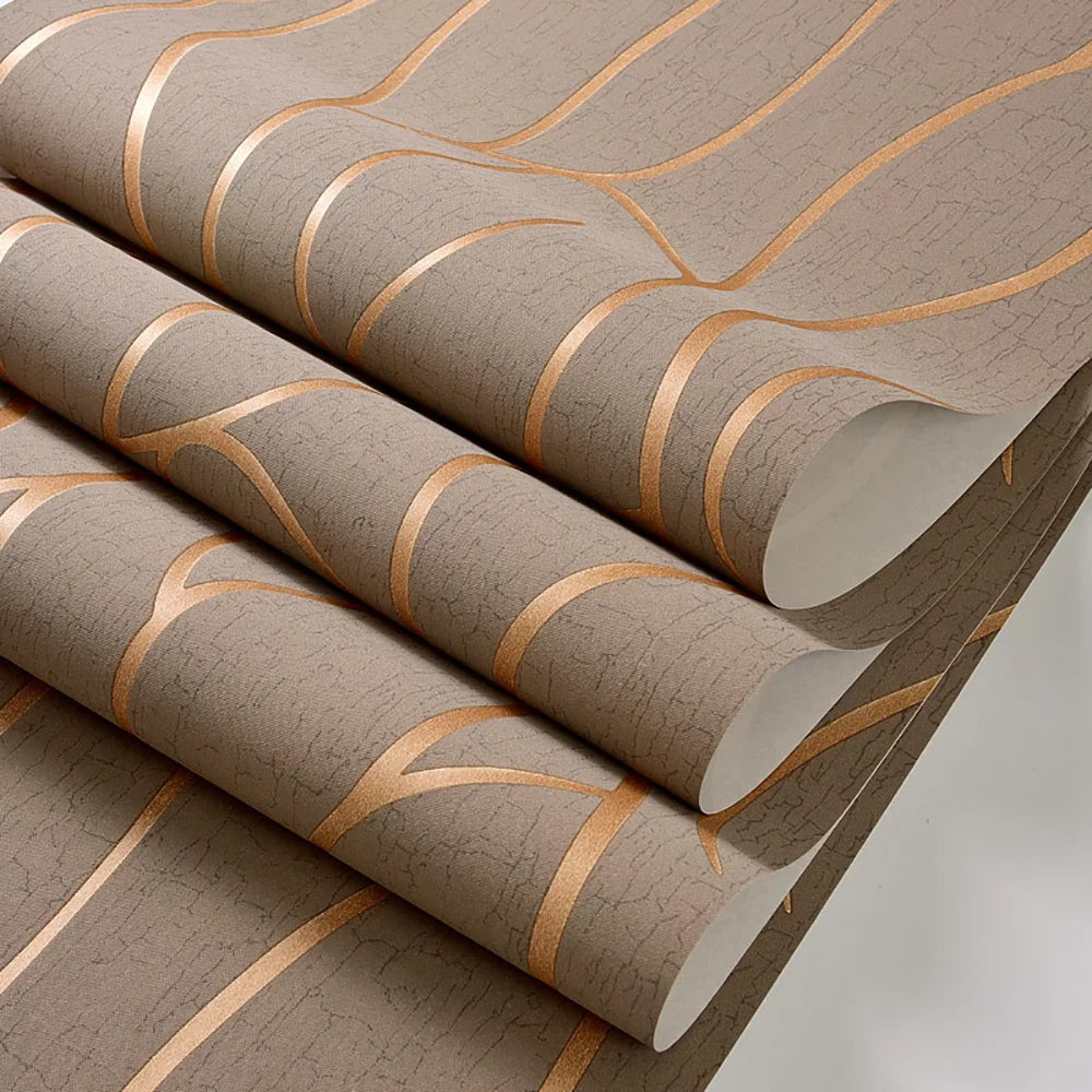 Ctzszzmm Modern Minimalist Nonwoven Wallpaper Living Room