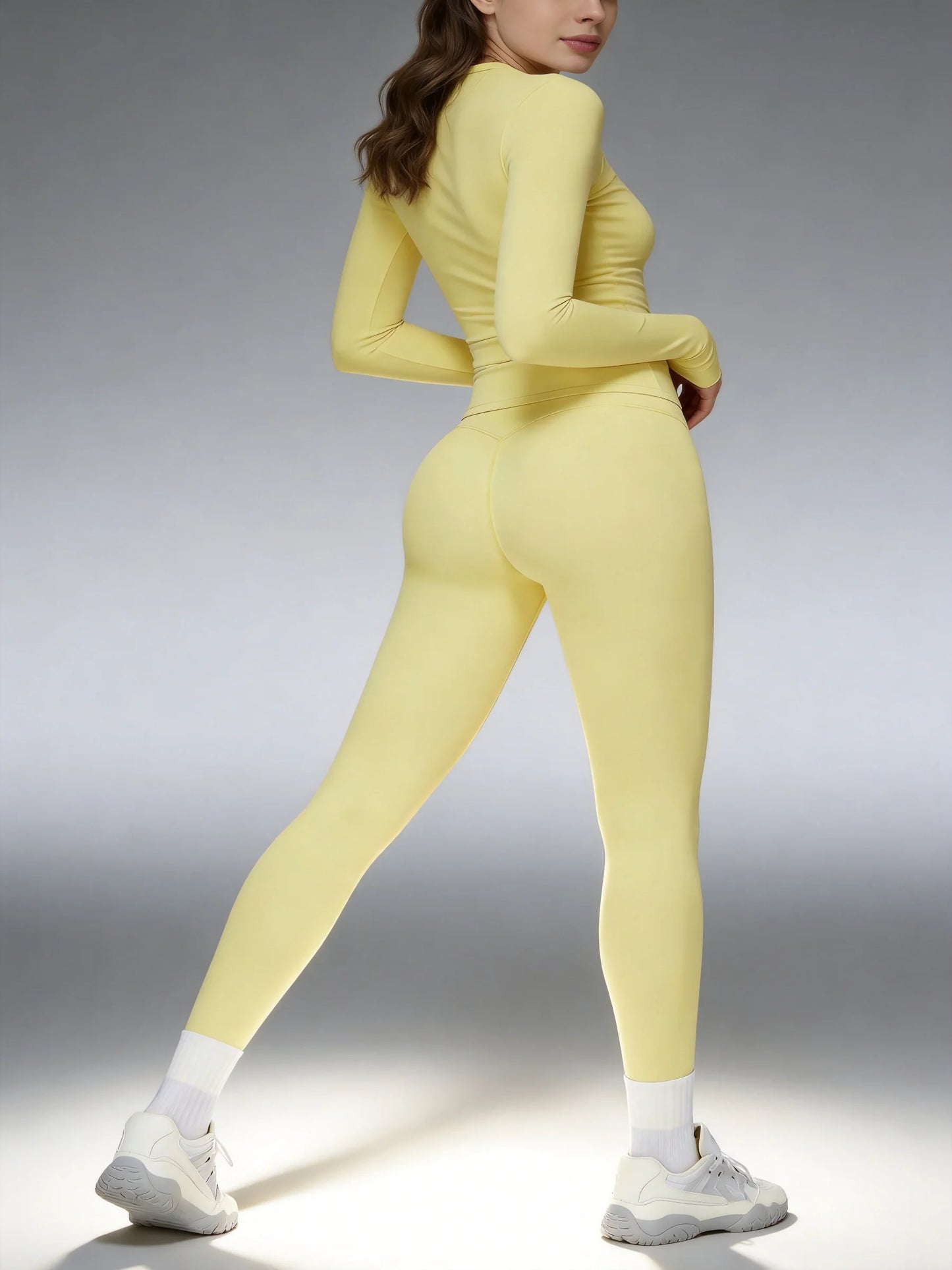 Women's Yoga Pilates 2 Piece Seamless Sportswear Set For Workout