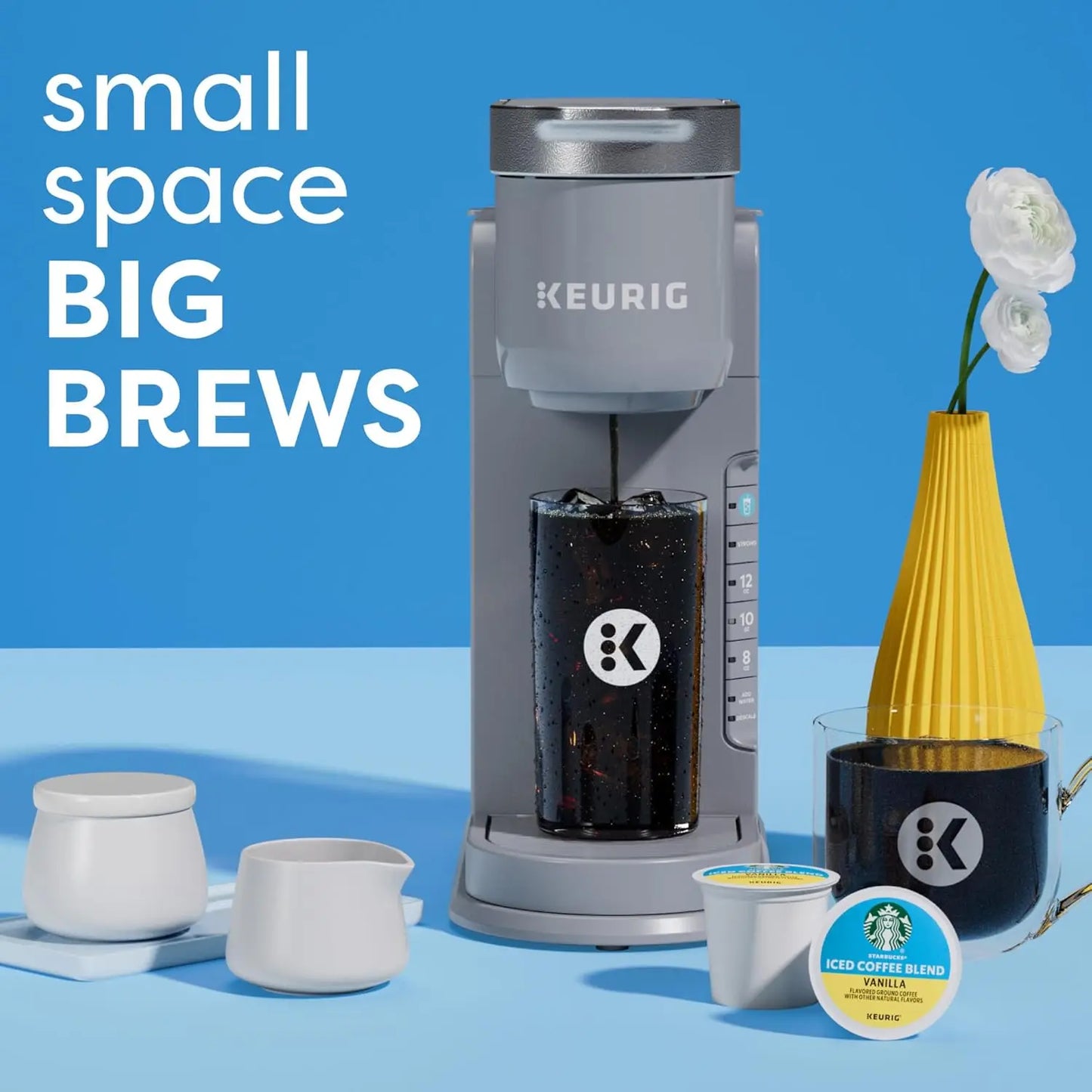 Iced Coffee Maker K Cup Pod Single Serve Brewer Premium