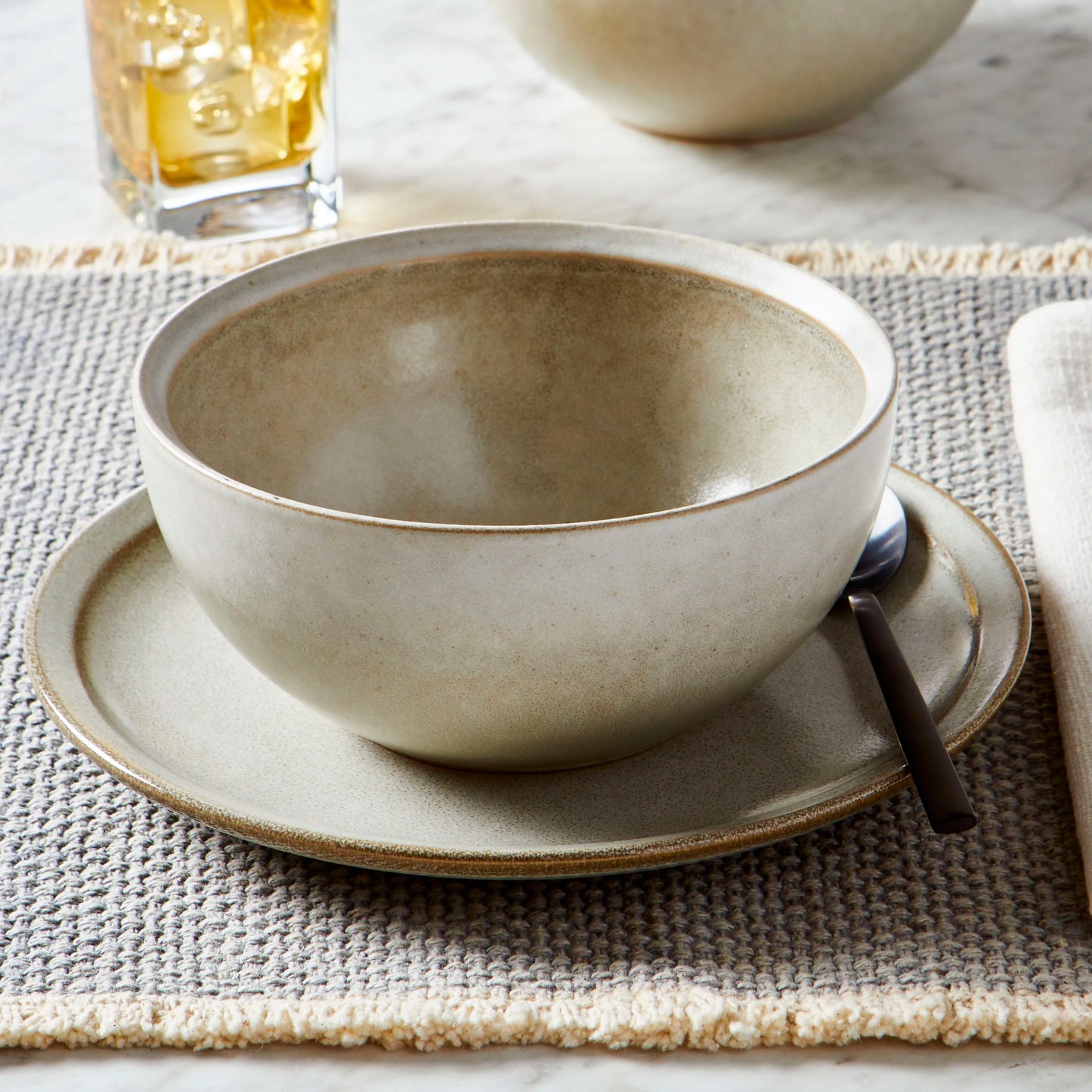 OEING Stoneware Dinnerware Set Everyday Use Tableware