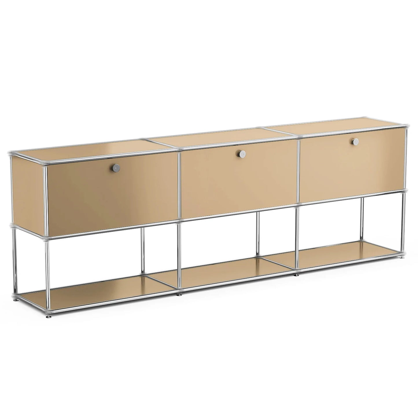 Stainless Steel Storage Cabinet TV Stand For Living Room