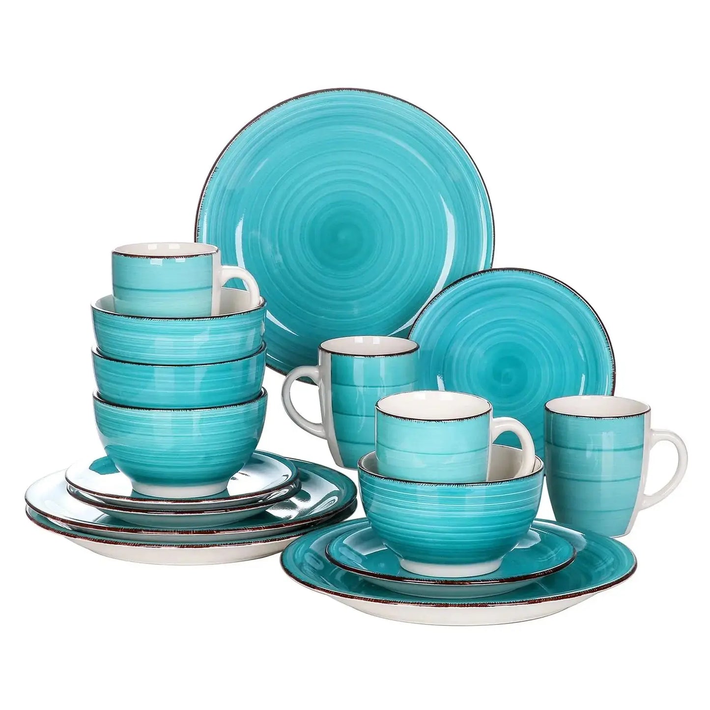 Malacasa Bella-T Porcelain Dinnerware Set for Everyday Dining