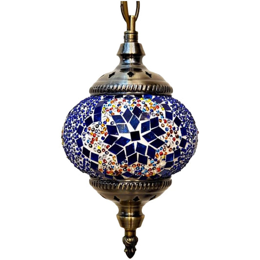 APWIKOGER Mosaic Pendant Light Turkish Moroccan Hanging Ceiling Lamp