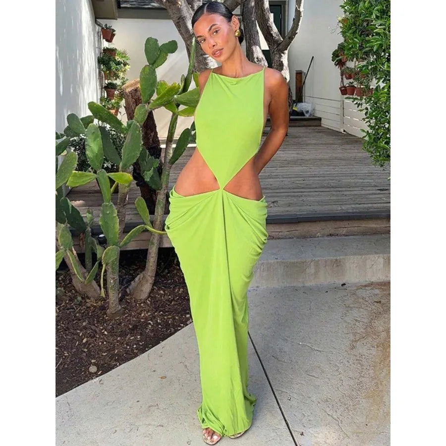 Women's Casual Backless Bodycon Dress For Summer Vacation
