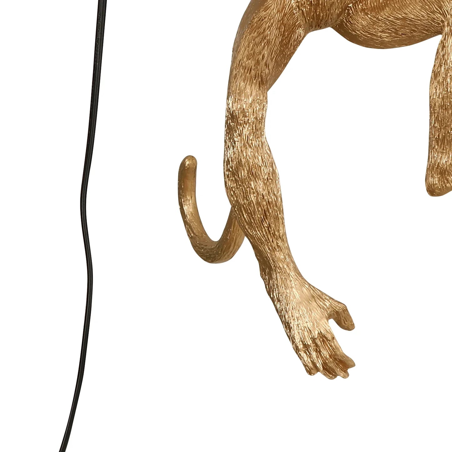 Monkey Wall Lamp Resin Plug In Animal Light For Bedroom
