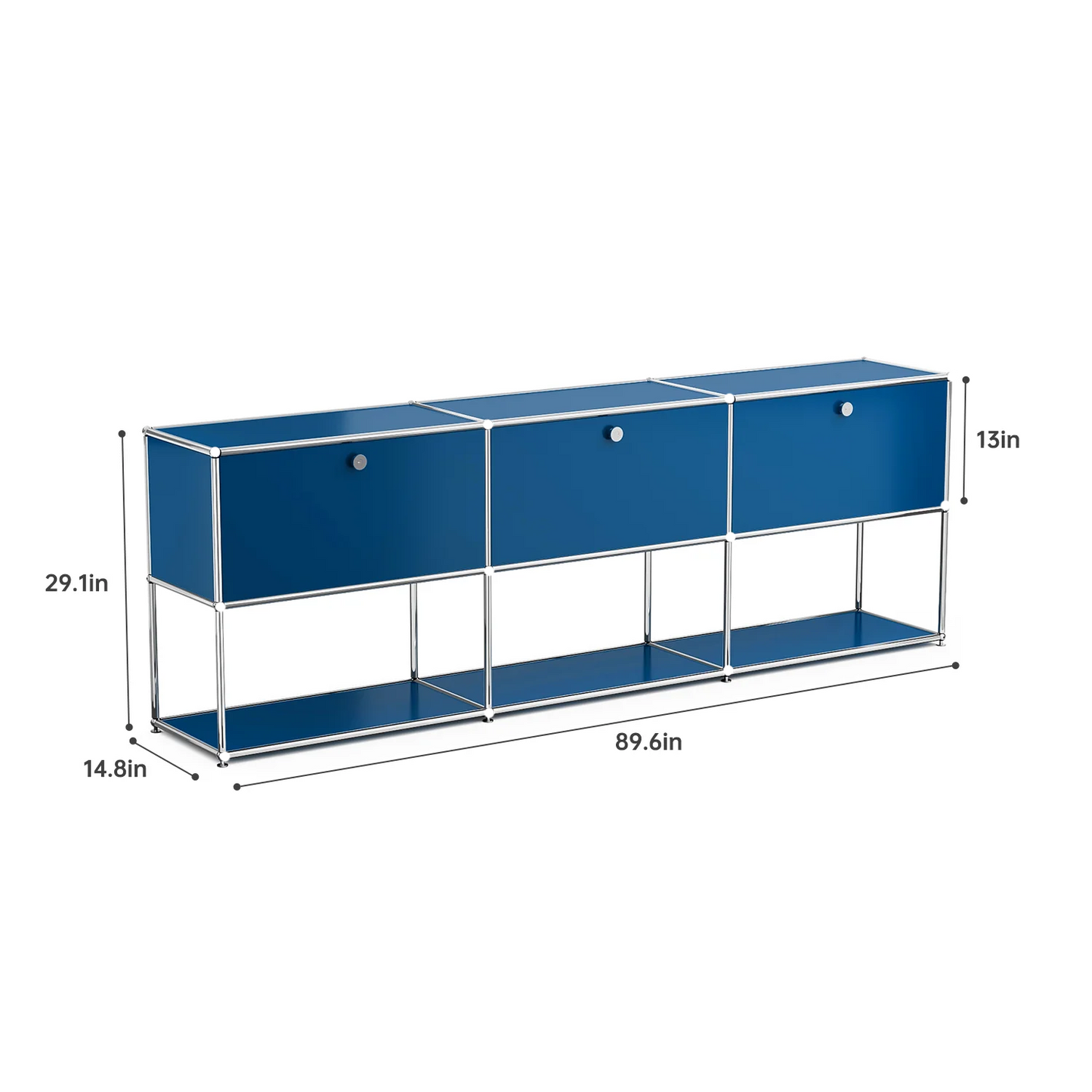 Stainless Steel Storage Cabinet TV Stand For Living Room